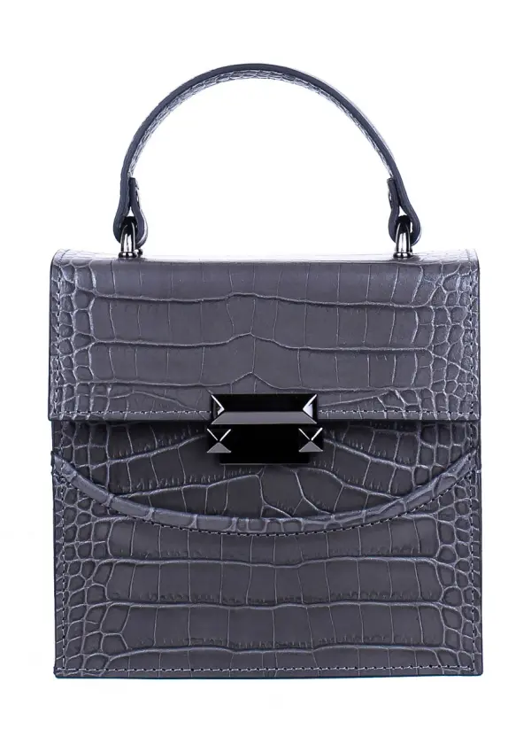 Сумка Жіноча Bella Bertucci 6411-27-36 темно сіра